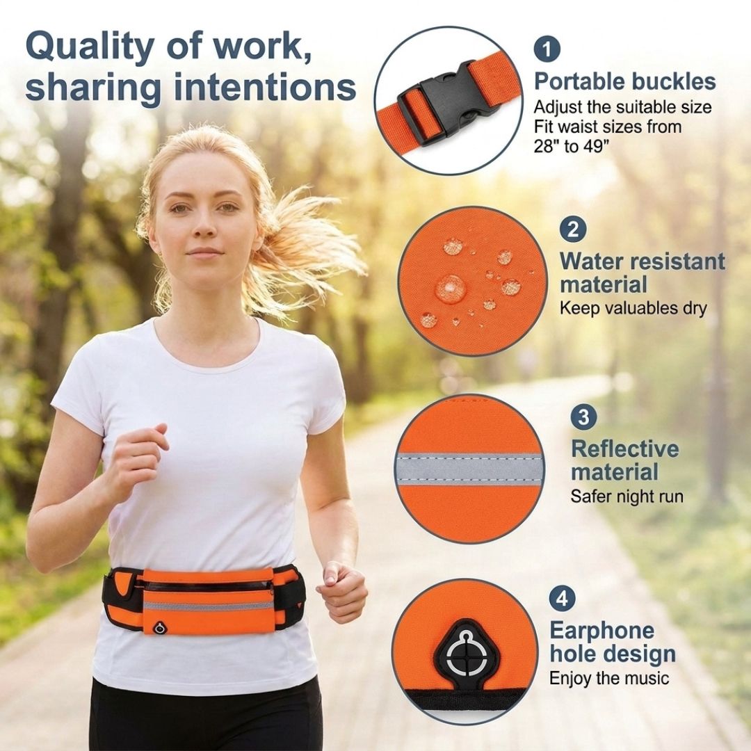 RunningFlex Waterproof Waist Pack