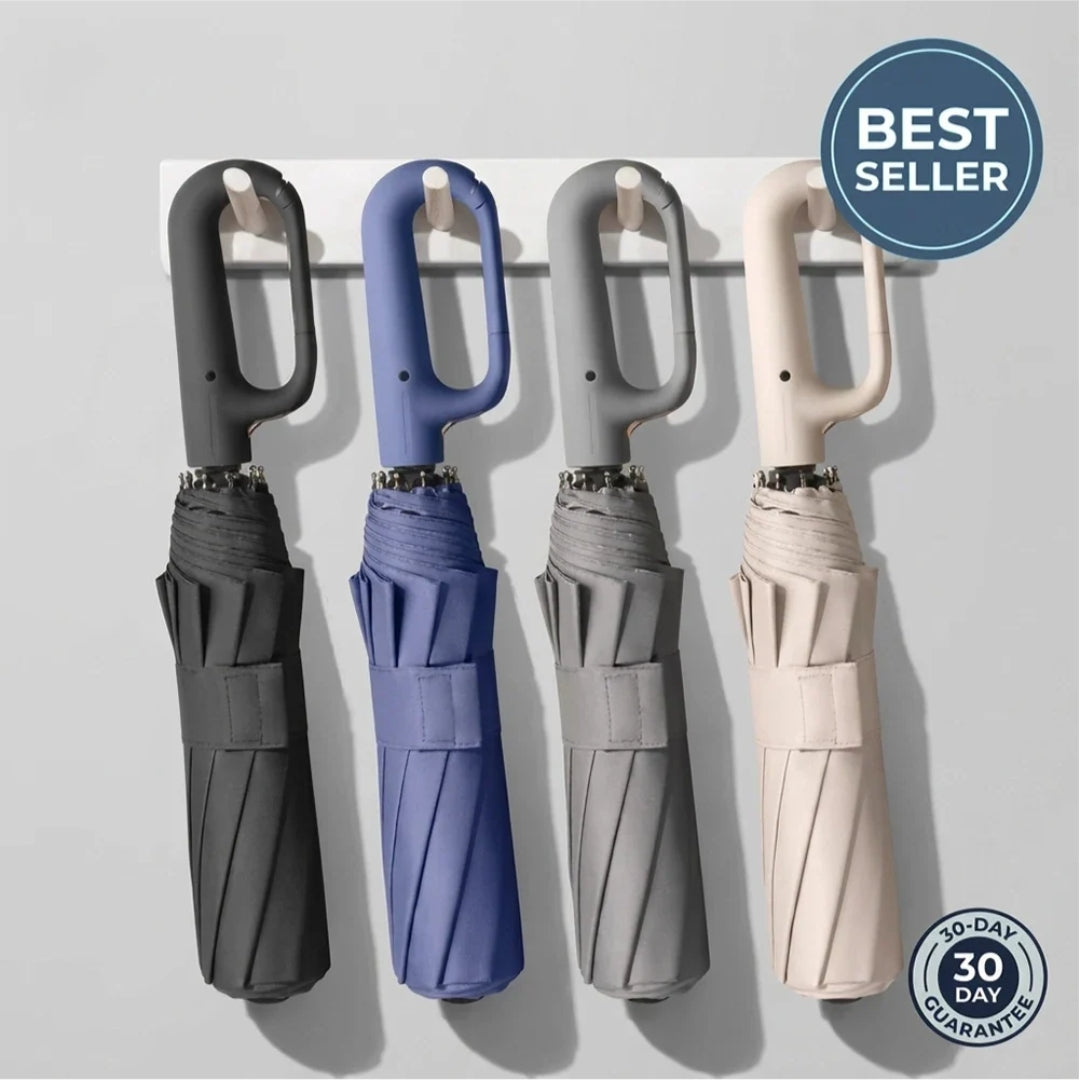AeroShield™ Automatic Folding Umbrella – Compact Rain Protection