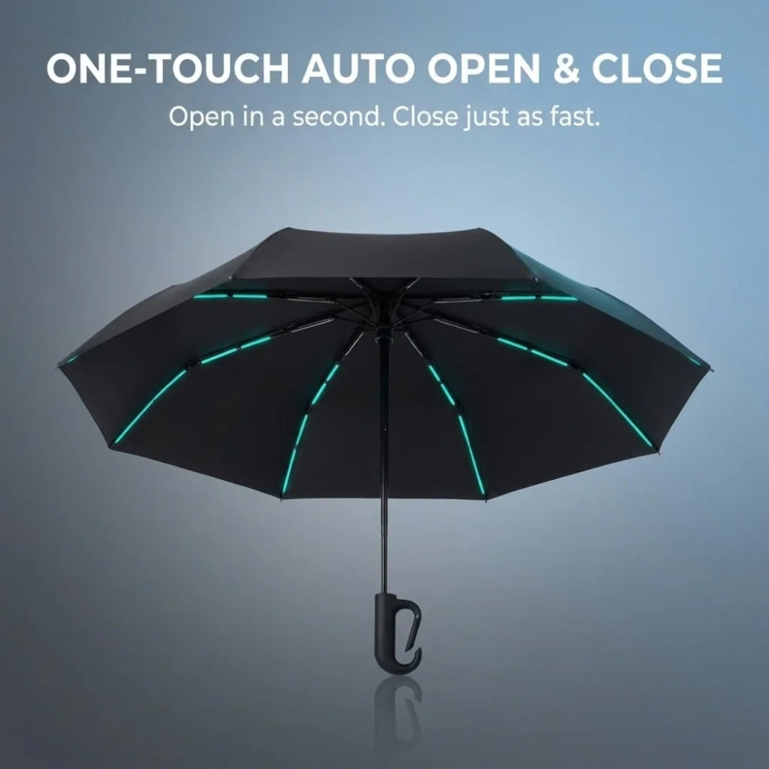 AeroShield™ Automatic Folding Umbrella – Compact Rain Protection