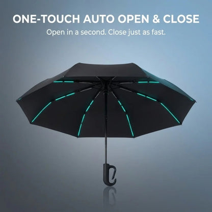 AeroShield™ Automatic Folding Umbrella – Compact Rain Protection