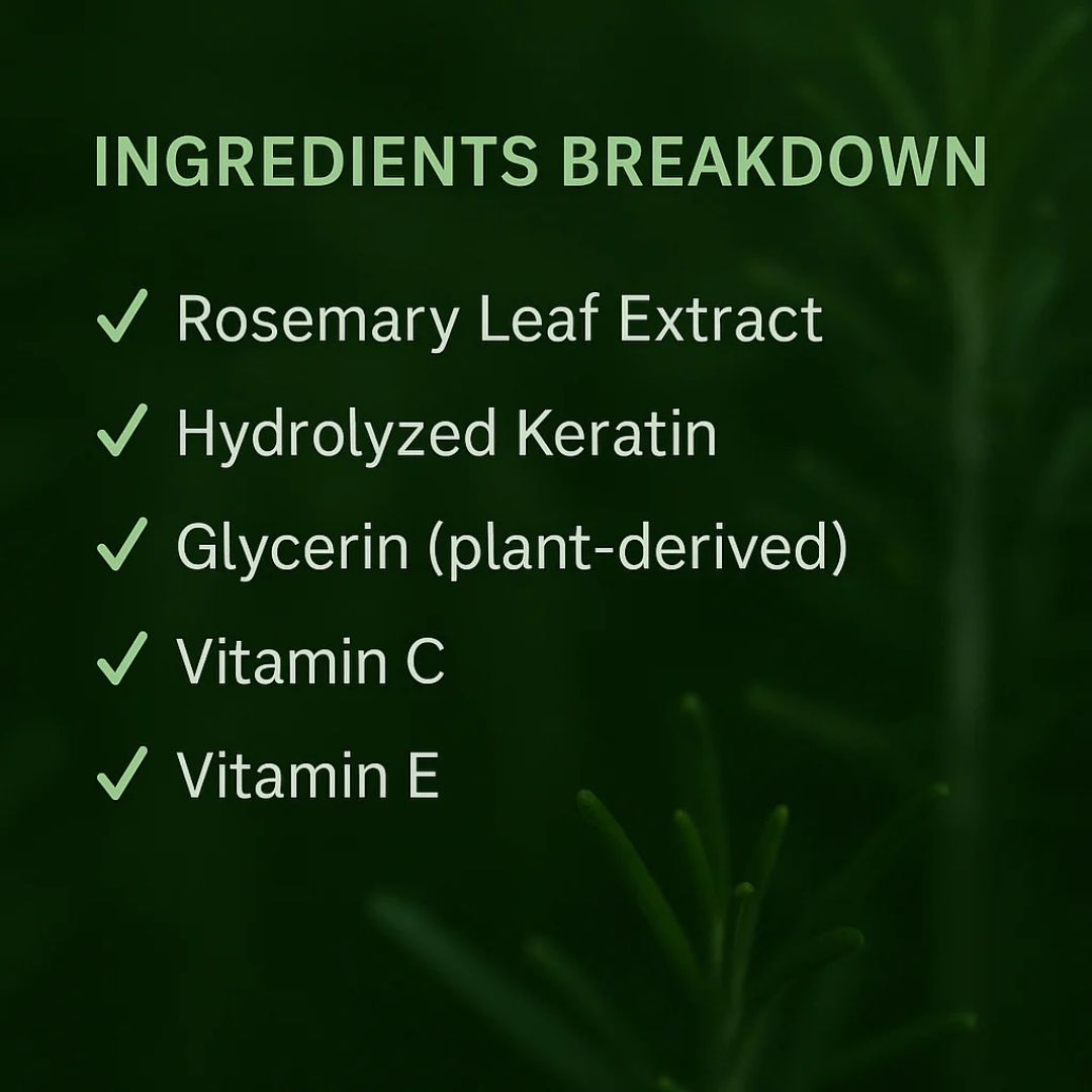 Nourishing Rosemary Shampoo for Stronger Hair