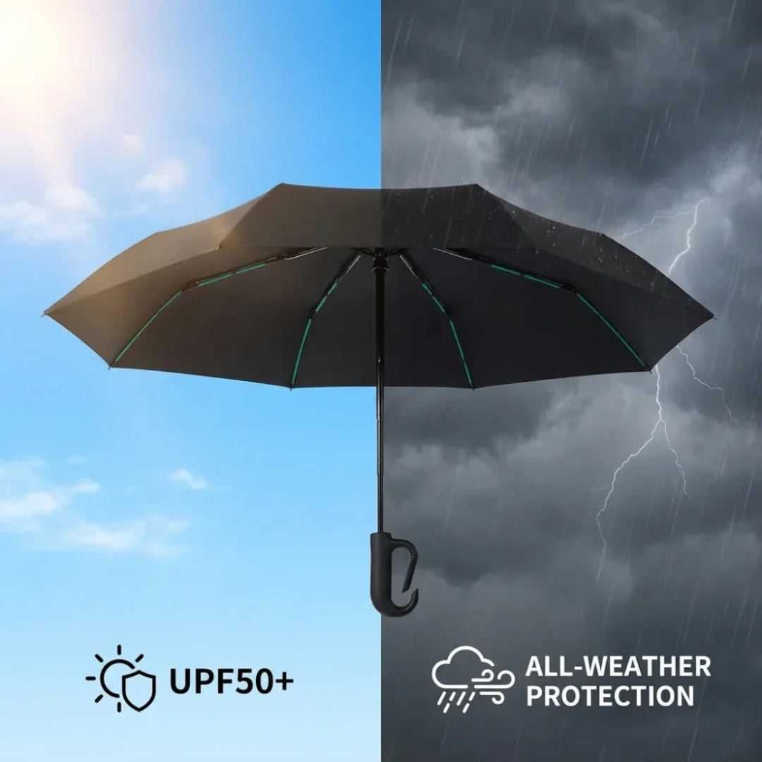 AeroShield™ Automatic Folding Umbrella – Compact Rain Protection