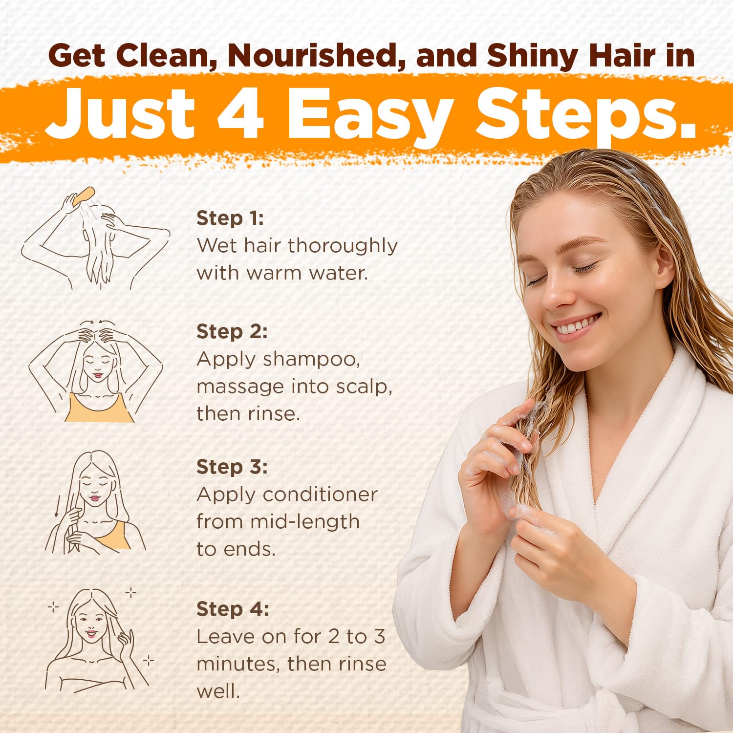 Nayori Shower Set - Batana Oil Shampoo & Conditioner